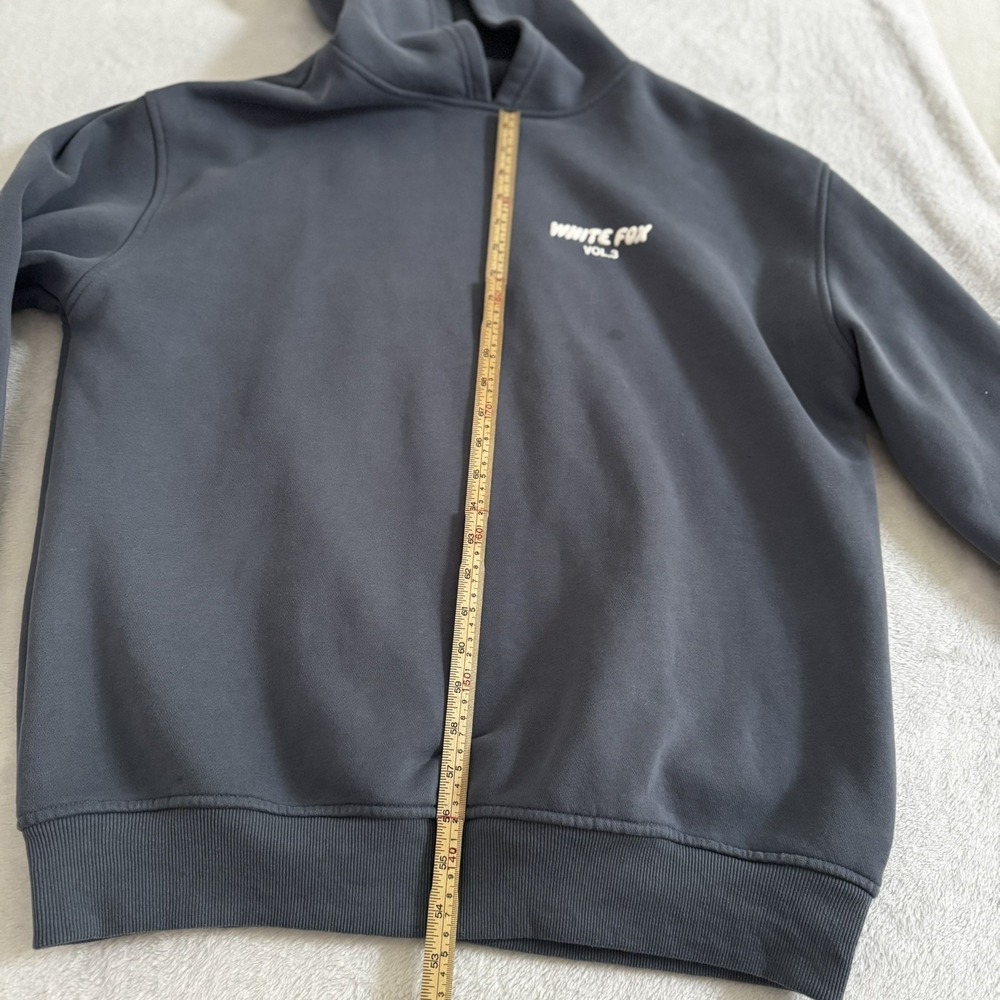 White Fox Vol.3 Women's Pullover Hoodie Size M/L Ocean Blue - Picture 4 of 9